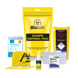 Premium Sharps Disposal Pack