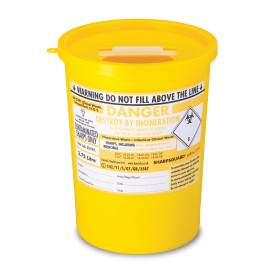 Sharps Disposal Container Bin (3.75 Litre)